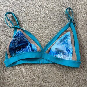 Like New The Bendy Brand Under The Sea Bralette - Blue, Size M